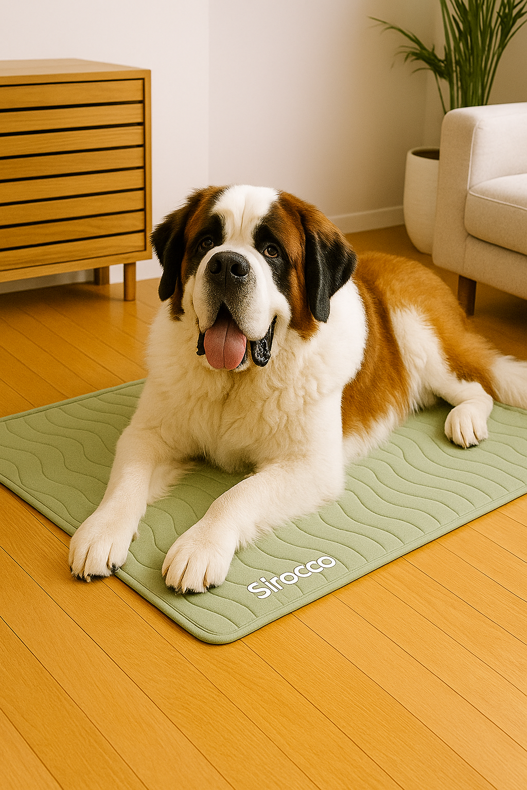 Cama autorefrescante Sirocco Natur Design Cuadrada